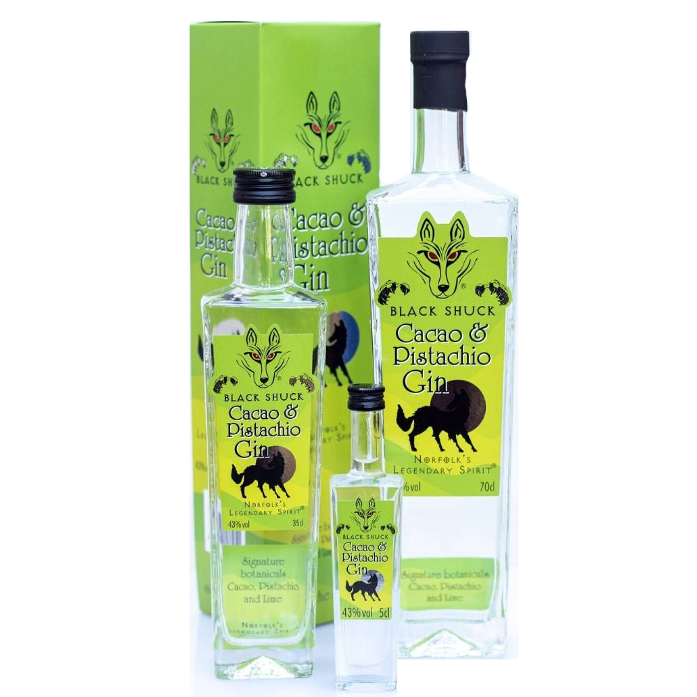 Black Shuck Cacao & Pistachio Gin 70cl 43% vol